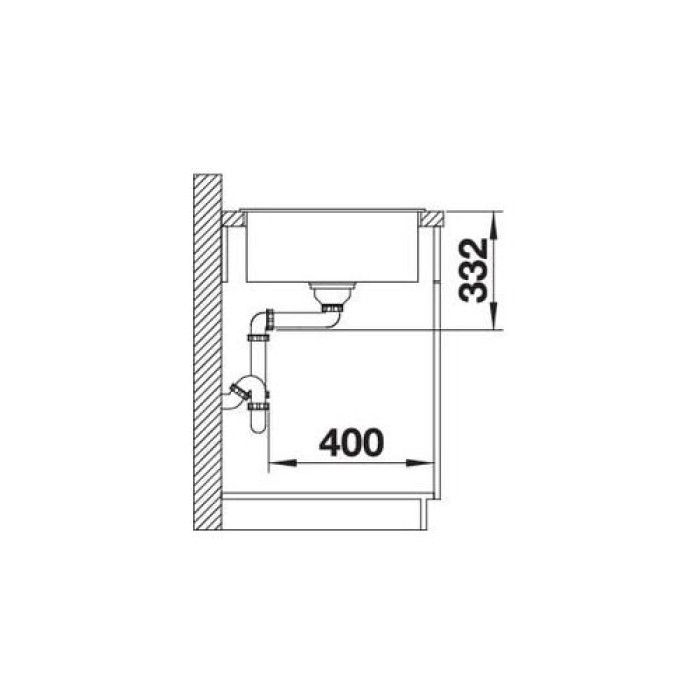 Кухонна мийка Blanco - 524730 ZIA 45 S COMPACT