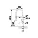 Змішувач кухонний Blanco - CATRIS-S Flexo black matt 525793