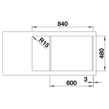 Кухонна мийка Blanco - LEGRA XL 6 S 527091