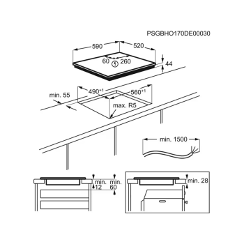 Варильна поверхня Electrolux - LIR 60433 Hob2Hood
