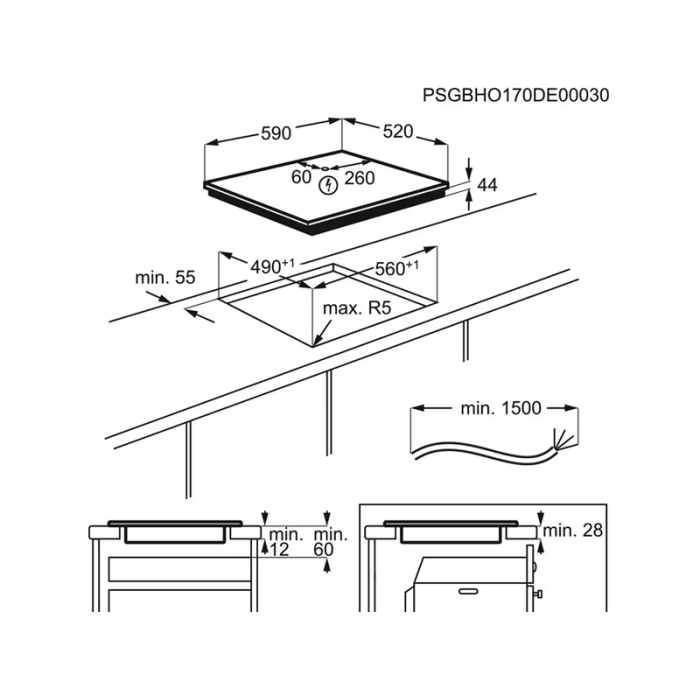 Варильна поверхня Electrolux - EIT 61443 B
