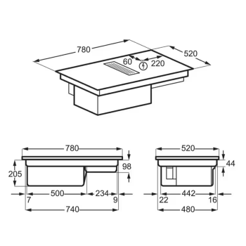 Варильна поверхня Electrolux - KCC 83443