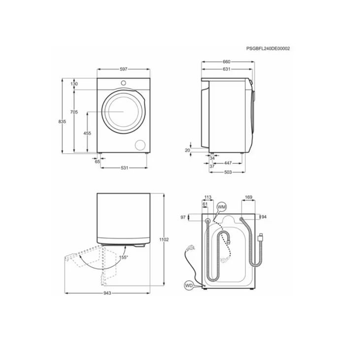 Пральна машина Electrolux - EW8W7607QU