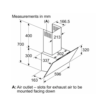 Кухонна витяжка Bosch - DWK 064 PJ 60 T