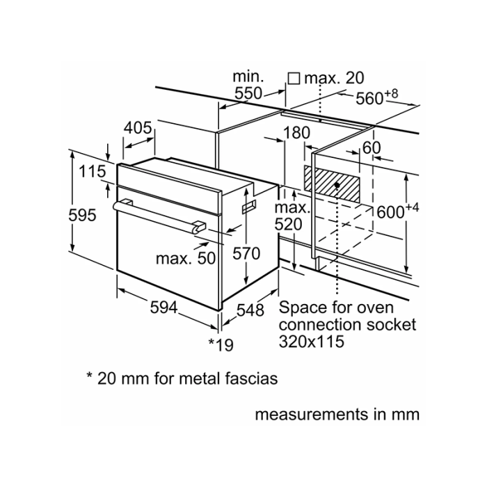 Духова шафа Siemens - HB 557 JEB 6 T