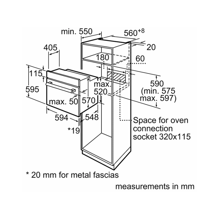 Духова шафа Siemens - HB 557 JEB 6 T