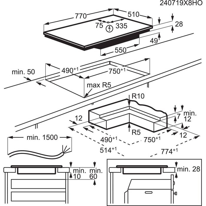 Варильна поверхня Electrolux - EIS 82453 IZ Saphir Matt