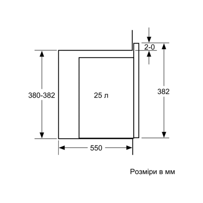 Мікрохвильова піч вбудована Bosch - BEL554MW2