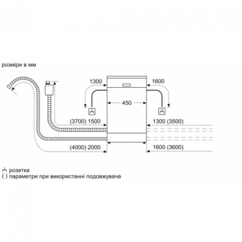 Посудомийна машина вбудована Siemens - SR65EX02MK