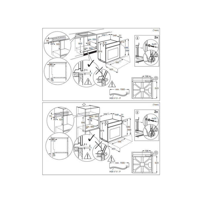 Духова шафа Electrolux - LOF6P37Z