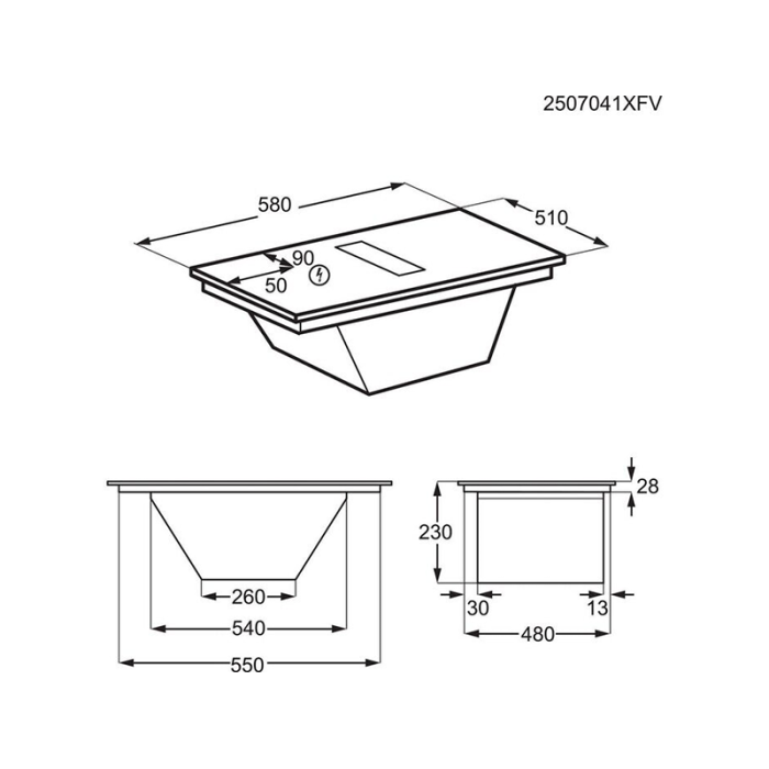 Варильна поверхня Electrolux - ECC63410CT