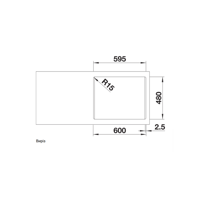 Кухонна мийка Blanco - 525108 LEMIS 6-IF