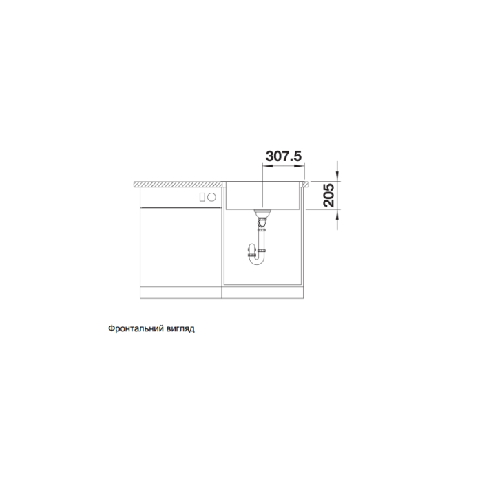 Кухонна мийка Blanco - 525108 LEMIS 6-IF