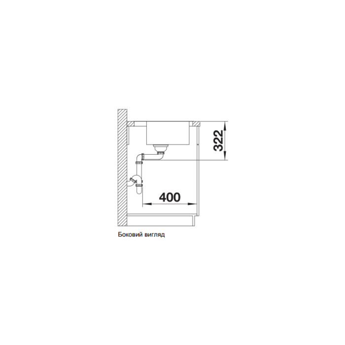 Кухонна мийка Blanco - 525108 LEMIS 6-IF