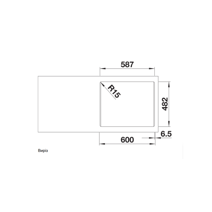 Кухонна мийка Blanco - 525323 DANA 6