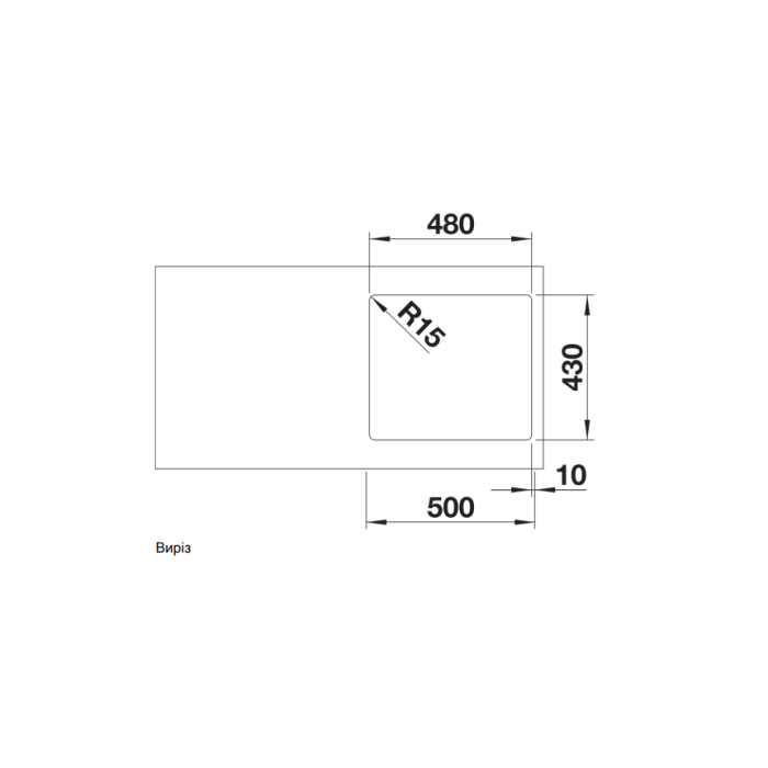Кухонна мийка Blanco - 522961 ANDANO 450-IF