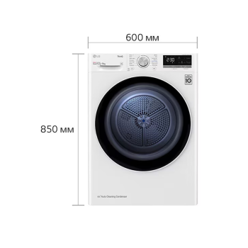 Сушильна машина LG - DC90V5V0W