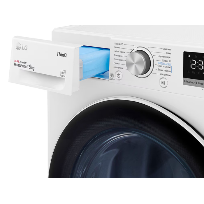 Сушильна машина LG - DC90V5V0W