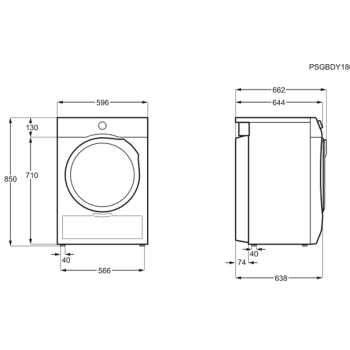 Сушильна машина Electrolux - EW6D28CWU