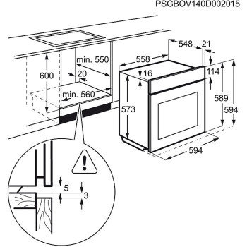 Духова шафа Electrolux - OPEB2520V