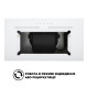 Вытяжка Interline SWAY WH A/60 GL/S