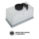 Вытяжка Interline SWAY WH A/60 GL/S