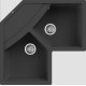 Кухонна мийка UNICO CORNER NERO G40