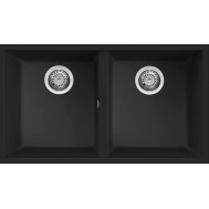 Кухонна мийка Q 350 under top black K86
