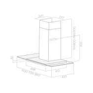 Витяжка Elica FLAT GLASS IX A/60