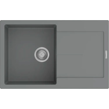 Кухонна мийка Fabiano Navio 79x50 Grey Metallic