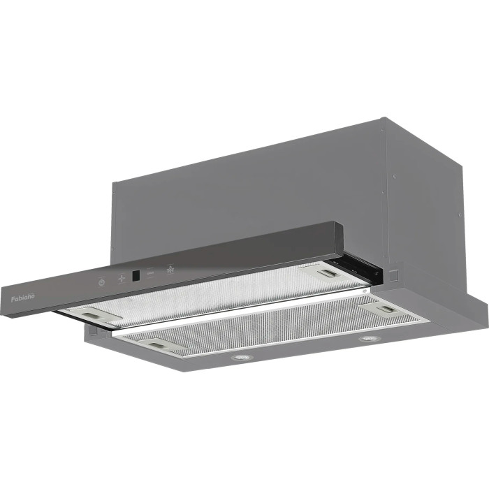 Витяжка кухонна Fabiano Smart 60 Lux Titanium Glass