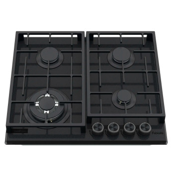 Газова варильна поверхня Fabiano FHG 8244 VGHT Diamond Black