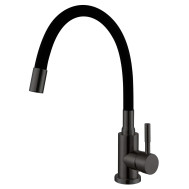 Змішувач кухонний Fabiano FKM 56 SS Flex Nano Graphite