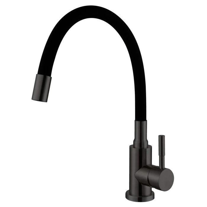 Змішувач кухонний Fabiano FKM 56 SS Flex Nano Graphite