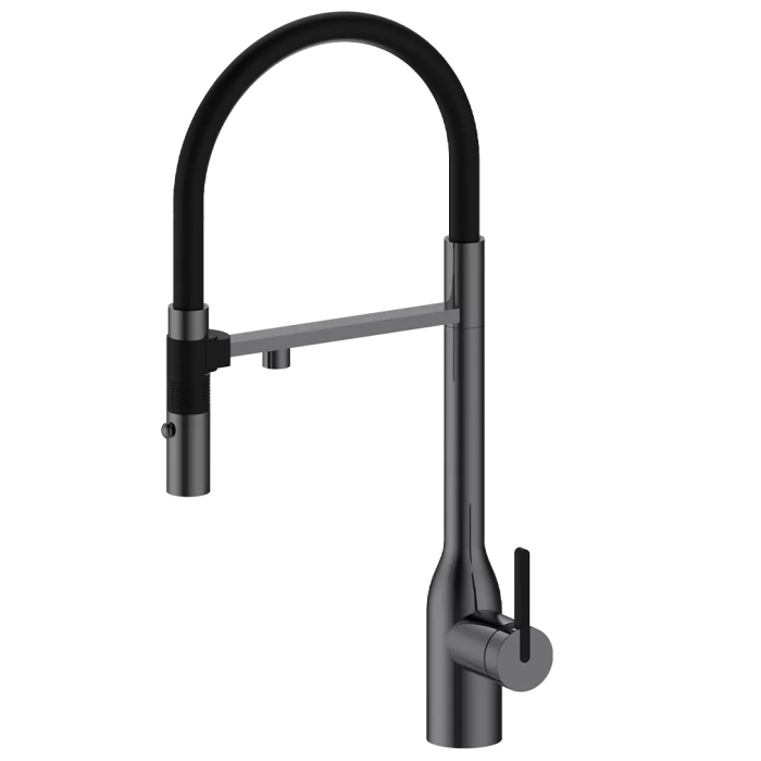 Змішувач кухонний Fabiano FKM 3129 Black Steel