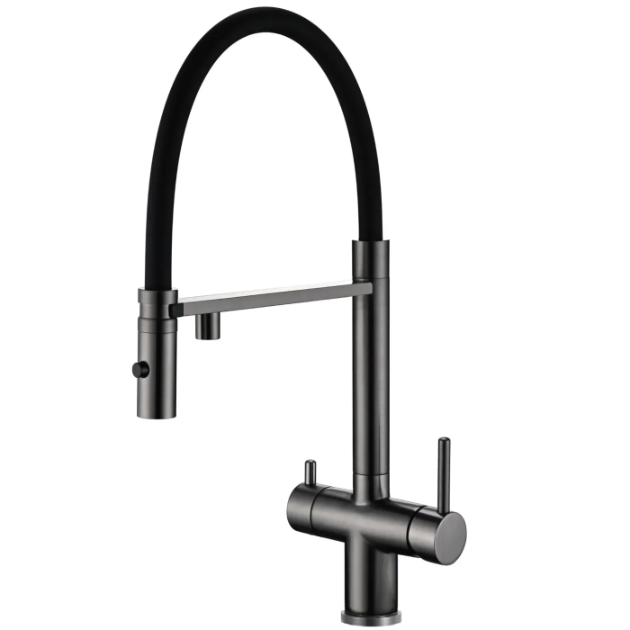 Змішувач кухонний Fabiano FKM 3130 Black Steel