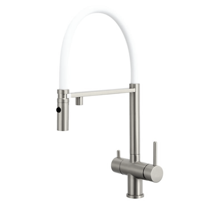 Змішувач кухонний Fabiano FKM 3130 Inox White