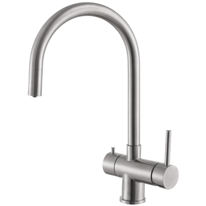 Змішувач кухонний Fabiano FKM 3118P SS Inox