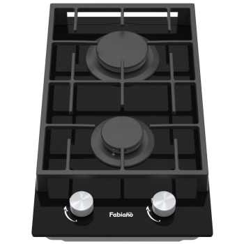 Газова варильна поверхня Fabiano FHG 862 VGH Black Glass