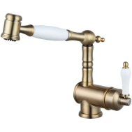 Змішувач кухонний Fabiano FKM 67P SS Brass Antique