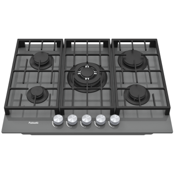 Газова варильна поверхня Fabiano FHG 8255 VGHT Titanium Glass