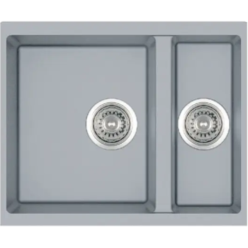 Кухонна мийка Fabiano Quadro 56x46x15 Grey Metallic