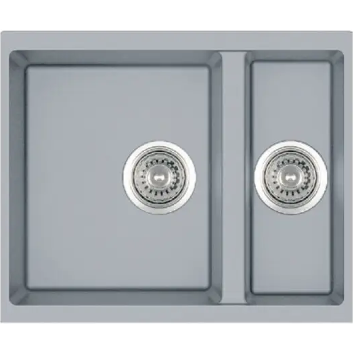 Кухонна мийка Fabiano Quadro 56x46x15 Grey Metallic