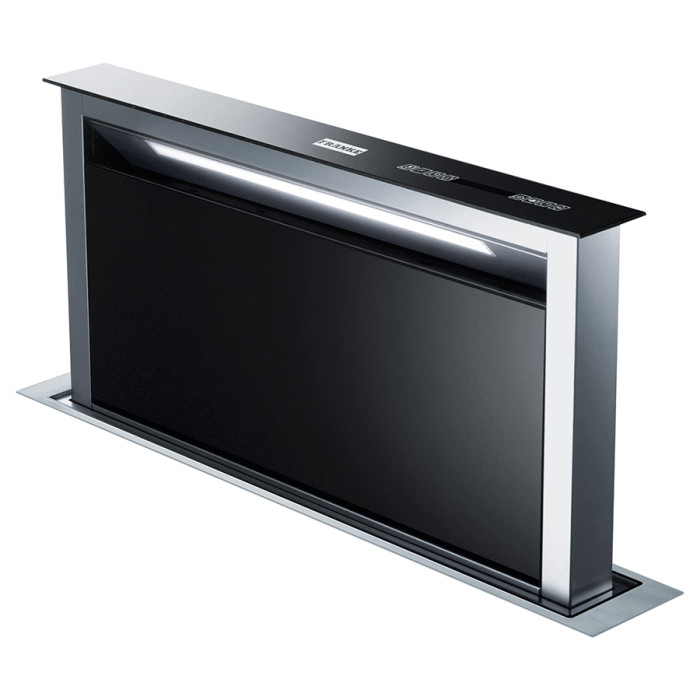 Кухонна витяжка Franke Downdraft FDW 908 IB XS (110.0365.588) нержавіюча сталь / чорне скло