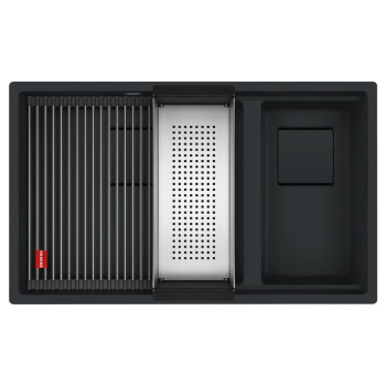Кухонна мийка Franke KUBUS 2 KNG 120 (125.0732.285) Black Edition