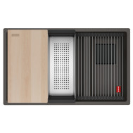 Кухонна мийка Franke Kubus 2 KNG PRO 120 (125.0750.517) сірий сланець