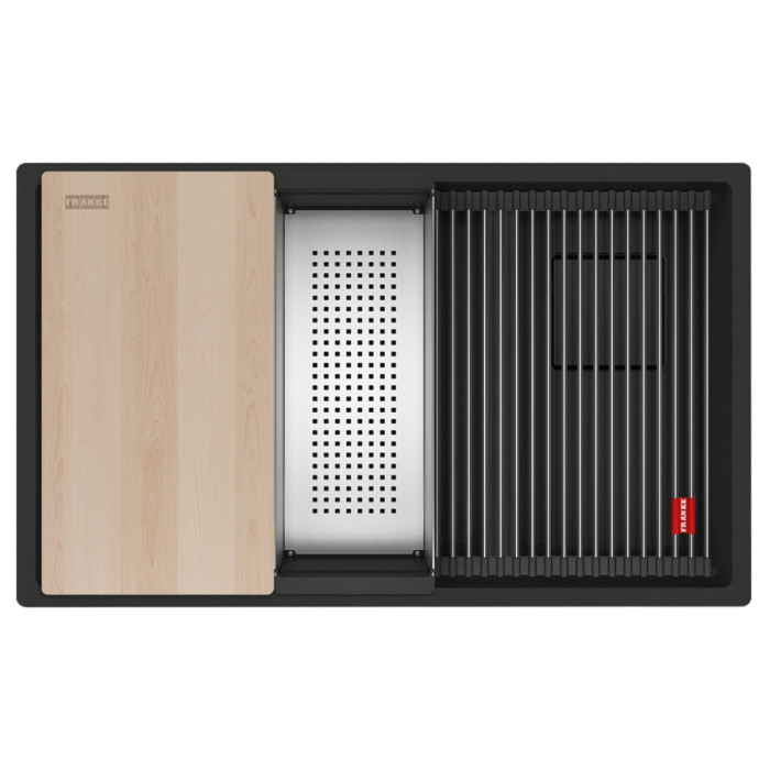 Кухонна мийка Franke Kubus 2 KNG PRO 120 (125.0750.515) чорний матовий