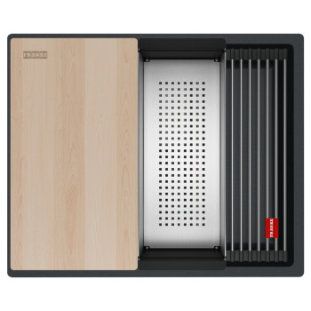 Кухонна мийка Franke Kubus 2 KNG PRO 110-52 (125.0750.485) онікс