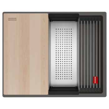 Кухонна мийка Franke Kubus 2 KNG PRO 110-52 (125.0750.488) сірий сланець