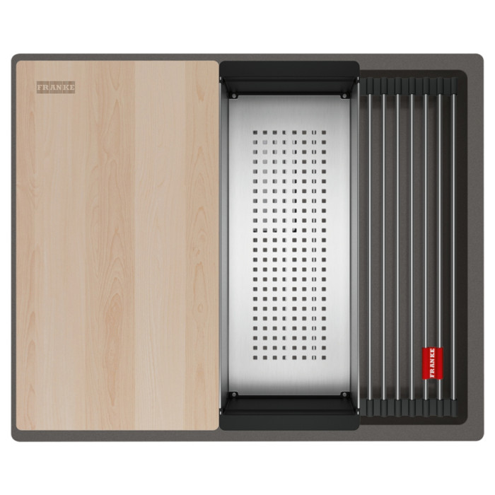 Кухонна мийка Franke Kubus 2 KNG PRO 110-52 (125.0750.488) сірий сланець